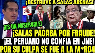 VIDEO BOMB4 NUEVO PRESIDENTE JNE DELATA A SALAS ARENAS Y LO HACE MRD4 POR SU CULPA NO CREEN EN JNE [upl. by Notse]