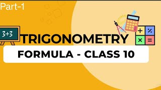 Trigonometry  Trigonometry Formulas 🔥 Trigonometry Class 10 [upl. by Radnaskela]