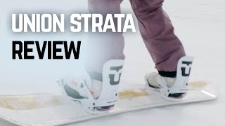 Union Strata Snowboard Binding Review [upl. by Nomrac]