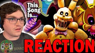 FNAF INTO THE PIT SONG ANIMATED  quotDrop Into the Pitquot Reaction [upl. by Cavuoto268]