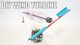 DIY Wind Turbine Science Project [upl. by Hanikehs]