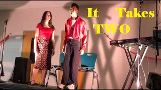 Grace Gibbens and Jahlil Greene sing Its Takes Two for Slakes Theater [upl. by Kcerred862]