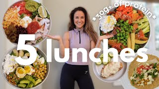 Healthy Lunches I Eat to Get Fit and Not Feel Deprived [upl. by Aryk434]