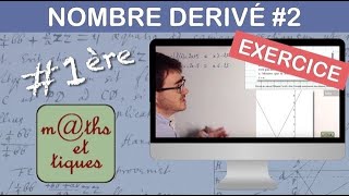 EXERCICE  Calculer le nombre dérivé Niv2  Première [upl. by Iline952]