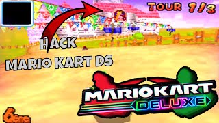 1 MK8 sur MKDS Demake  🚥 Mario Kart Ds Deluxe  Hackrom 🏁 [upl. by Ayadahs]