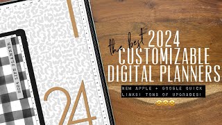 IT’S HERE 🥳 the BEST most customizable 2024 Digital planners All in one 2024 digital planners [upl. by Copp341]