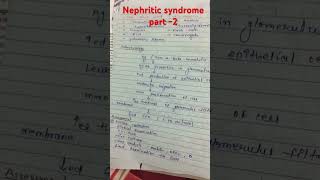 Nephritic syndrome part 2 [upl. by Savell]