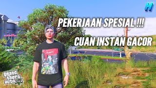 CARA CEPAT KAYA JADI SUPIR BUS DI KOTA HOPEFULLY  GTA 5 ROLEPLAY [upl. by Feliza]