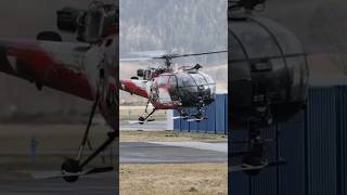 Special painted Austrian Air Force Alouette III helicopter austria helicopter [upl. by Edlun]