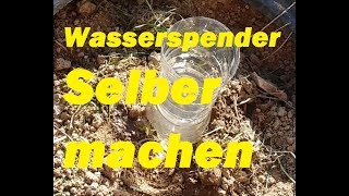 How to make a WATER COOLER  Wasserspender selber bauen [upl. by Hodgson]