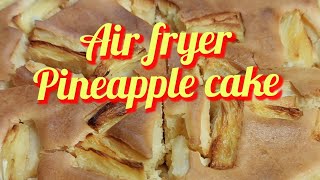 Lets make air fryer pineapple cake [upl. by Aloiv]