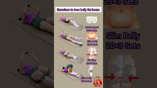 exercises to lose belly fat homeshort reducebellyfat bellyfatloss yoga [upl. by Dyob]