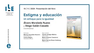 PRESENTACIÓN DEL LIBRO Estigma y educación Un enfoque para la igualdad [upl. by Nomannic]