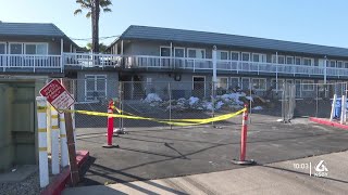 Pismo Beach hotel significantly damaged in early morning fire closes indefinitely [upl. by Llehsar]