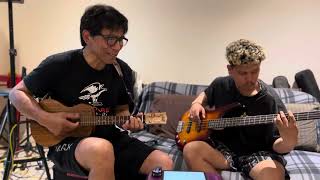 Prahara Cinta  Jamming Session  Tenor Maton Ukulele amp Bass Cover with Nathan [upl. by Niowtna]