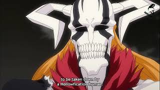 BLEACH Ichigo full Hollowfication and overwhelmed Ulquiorra spiritual powers [upl. by Anaxor]