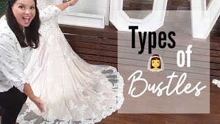 Different Types of Bustles for Wedding Dress [upl. by Malinda418]