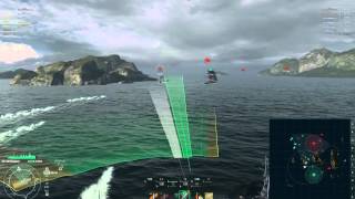 400k  kitakami  gameplay  World of Warships [upl. by Sigfried]