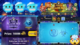 8 Ball Pool  New 100M Table w Slippery Surface  Pool Academy  Hindi MRAFZAL8BPYT [upl. by Bonner]