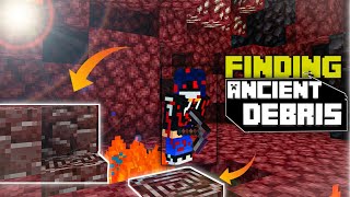 HOW TO FIND ANCIENT DEBRIS MINECRAFT 😨 [upl. by Nolyaj806]