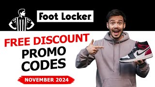 Foot Locker Promo Codes December 2024  Get Free Discount Coupons [upl. by Godart]