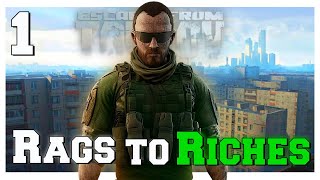 Starting Tarkov with a KNIFE Only Escape From Tarkov Rags to Riches E1S9 [upl. by Poliard946]