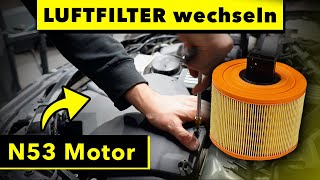 Luftfilter wechseln BMW N53 Motor E90E91E92E93 AnleitungTutorial  BMWFarid [upl. by Narine]