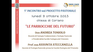 1° incontro sul PROGETTO PASTORALE 09102023 [upl. by Ellenig]