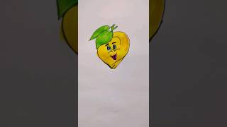 easy cartoon drawing papaya youtubeshorts amaira comedy cute youtube trending viral funny [upl. by Angie]