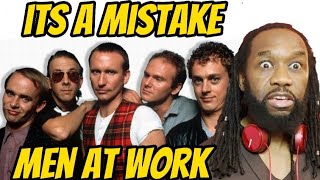 MEN AT WORK Its a mistake music Reaction  Great song with scary message First time hearing [upl. by Htnnek]