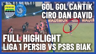 PERSIB vs PSBS BIAK Liga 1 2024 2025 FULL Highlight amp Atmosfir Stadion persibday highlight [upl. by Hugues]