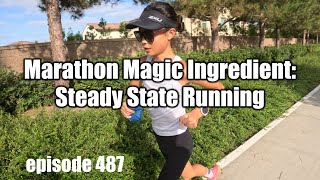 Marathon Magic Ingredient Steady State Running marathon running marathontraining [upl. by Palladin450]