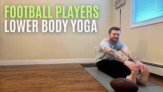 Lower Body Yoga For Football Players [upl. by Atteuqahc]