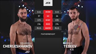 Джамбул Чергесханов vs Эльбрус Тедеев  Dzhambul Chergeskhanov vs Elbrus Tedeev  ACA YE 44 [upl. by Page92]