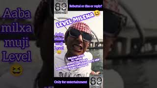 Milena level reply to gbob rap rapmusic hiphop ytshorts shorts rapper disstrack [upl. by Jamima]