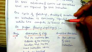 Fetch and execution cyclelecture23coa [upl. by Gloriana31]