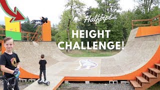 Halfpipe Height Challenge [upl. by Hepsibah]