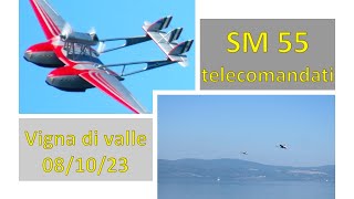 SM55 a Vigna di Valle in scala radiocomandati per lOpen Day [upl. by Ainav]