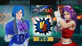 KOFXV Shermie Asesina LeonaAthenaShermie Vs Romance  Close intense set kofxvreplays kofxv [upl. by Matilda]