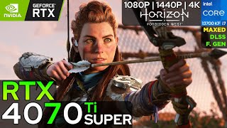 Horizon Forbidden West  RTX 4070 Ti SUPER 1080p1440p4K [upl. by Margetts219]