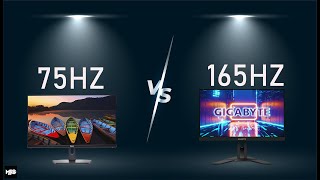 Does High Refresh Rate Matters   75hz vs 165hz [upl. by Gae210]