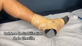 Orthèse de Stabilisation de la Cheville  Comment Mesurer et Comment Porter [upl. by Yasnyl98]