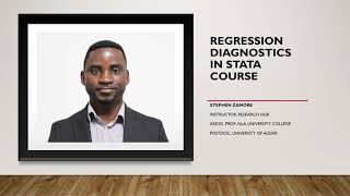 Regression diagnostics in STATA 1Course introduction [upl. by Ofelia]