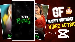 Birthday Video Maker In Kinemaster  Birthday Text Video Editing Happy Birthday Template Birthday [upl. by Nilyaj]