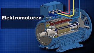 Wie Elektromotoren funktionieren Drehstrommotoren Dreiphasen Wechselstrommotor Induktionsmotor [upl. by Ahseenal]