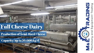 Full Cheese Dairy Capacity 50000 kgd with APV and GADAN Equipment [upl. by Naujahs]