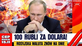 CEP Rosja  Domino porażek Putina Rubel znów szura po dnie [upl. by Arta]