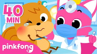 I Have a Toothache🦷 😭  Hospital Play  Compilation  Pinkfong Songs for Children [upl. by Notslah19]