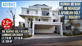 Review Rumah Summarecon Bogor Agathis Golf 3 Lantai Kolam Renang View Lapangan Golf Part 24 [upl. by Adnawuj]