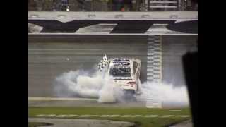 Jimmie Johnsons Coke Zero 400 Burnout [upl. by Yhprum743]